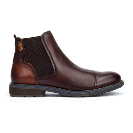 Men's Pikolinos YORK Ankle Boots Brown | NZ F03A987